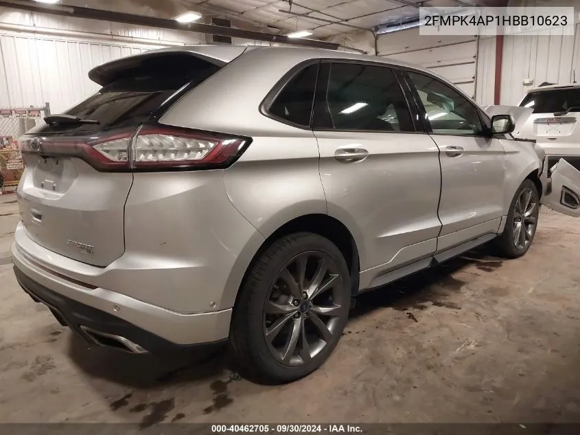 2017 Ford Edge Sport VIN: 2FMPK4AP1HBB10623 Lot: 40462705