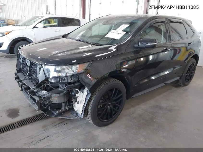 2017 Ford Edge Sport VIN: 2FMPK4AP4HBB11085 Lot: 40468894