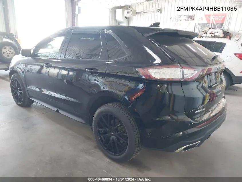 2017 Ford Edge Sport VIN: 2FMPK4AP4HBB11085 Lot: 40468894