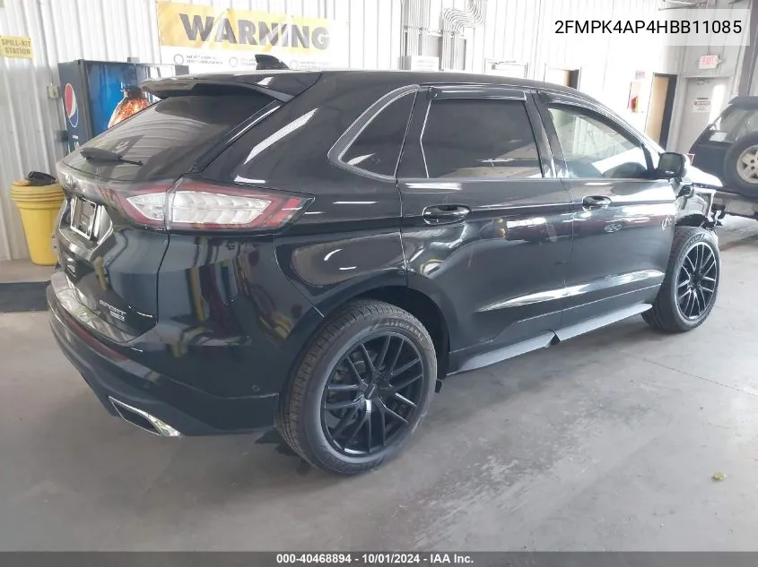 2017 Ford Edge Sport VIN: 2FMPK4AP4HBB11085 Lot: 40468894