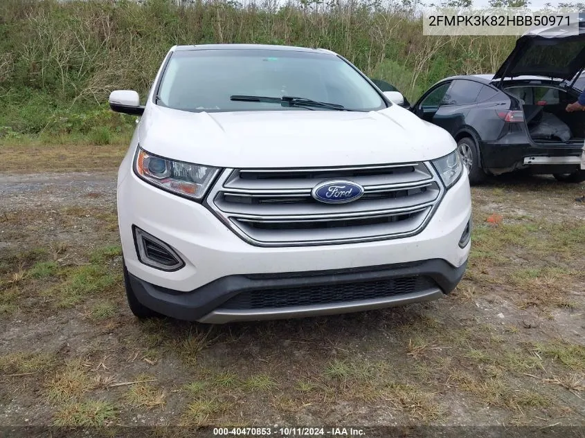 2017 Ford Edge Titanium VIN: 2FMPK3K82HBB50971 Lot: 40470853