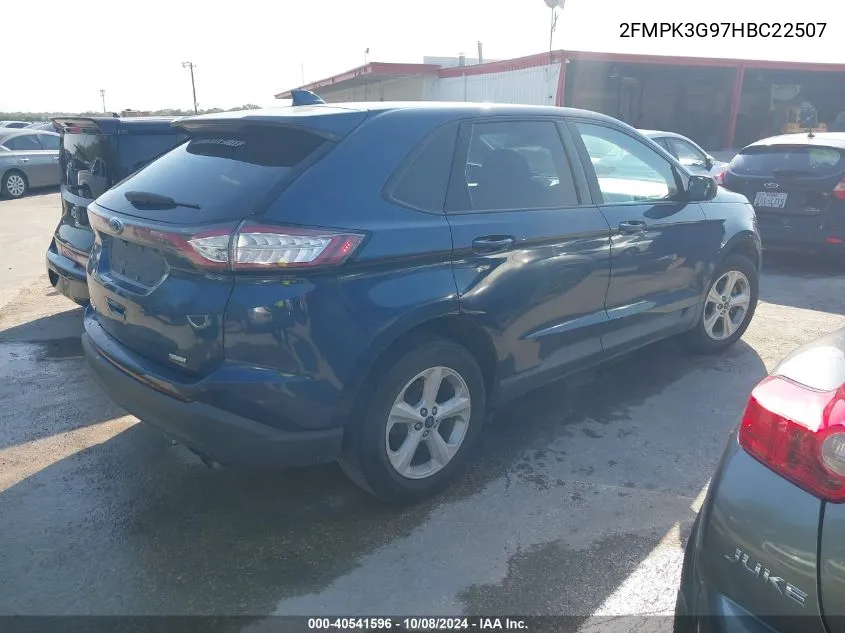 2FMPK3G97HBC22507 2017 Ford Edge Se