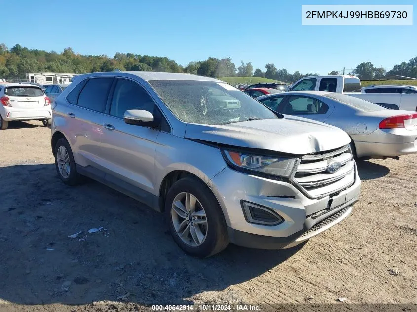 2017 Ford Edge Sel VIN: 2FMPK4J99HBB69730 Lot: 40542914