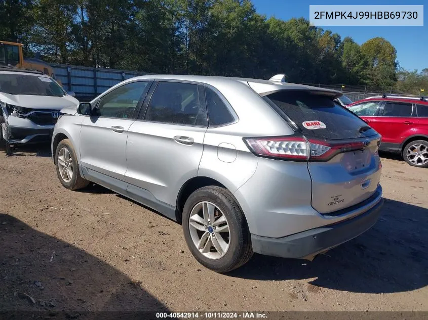 2017 Ford Edge Sel VIN: 2FMPK4J99HBB69730 Lot: 40542914