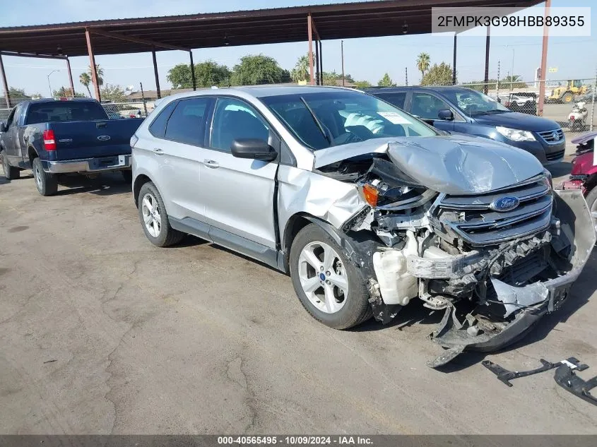 2FMPK3G98HBB89355 2017 Ford Edge Se