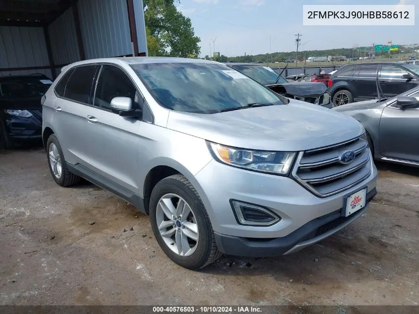 2FMPK3J90HBB58612 2017 Ford Edge Sel