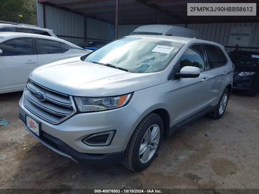 2FMPK3J90HBB58612 2017 Ford Edge Sel