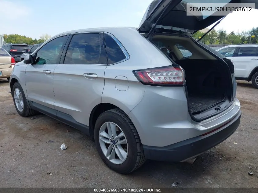 2FMPK3J90HBB58612 2017 Ford Edge Sel