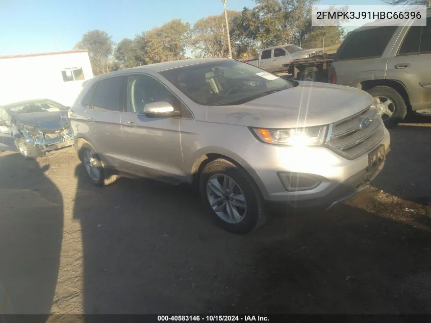 2017 Ford Edge Sel VIN: 2FMPK3J91HBC66396 Lot: 40583146