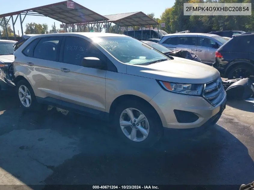 2017 Ford Edge Se VIN: 2FMPK4G9XHBC20854 Lot: 40671204