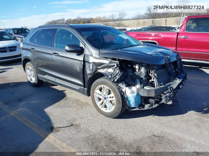 2017 Ford Edge Sel VIN: 2FMPK4J89HBB27324 Lot: 40817973