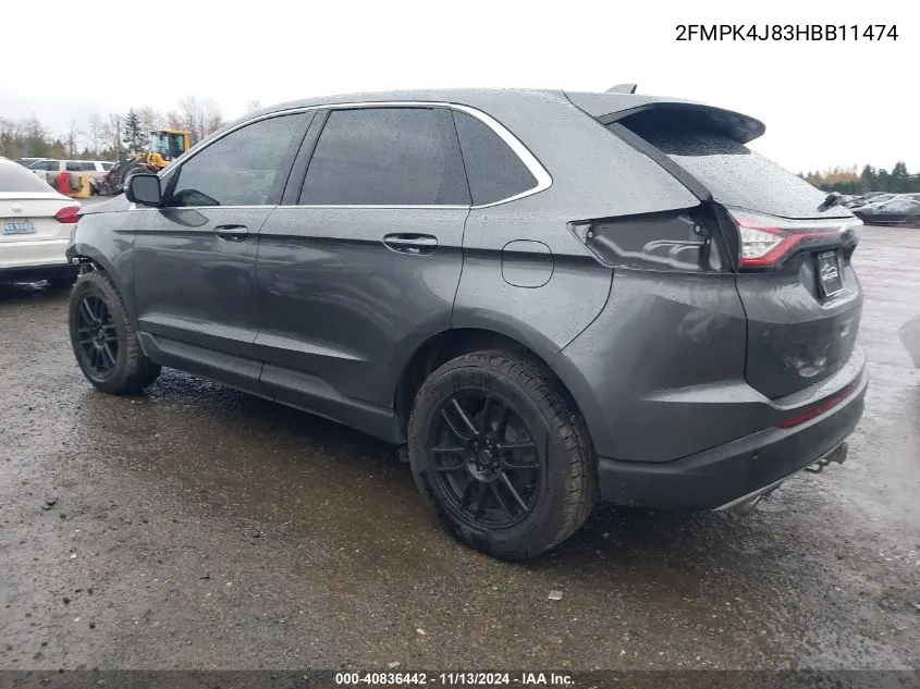 2FMPK4J83HBB11474 2017 Ford Edge Sel