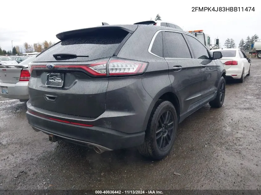 2FMPK4J83HBB11474 2017 Ford Edge Sel