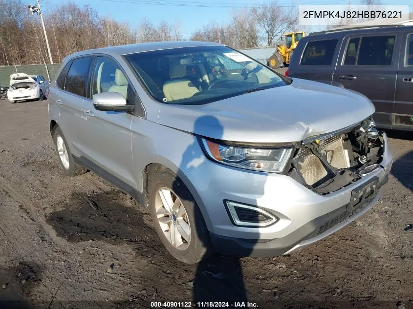 2017 Ford Edge Sel VIN: 2FMPK4J82HBB76221 Lot: 40901122