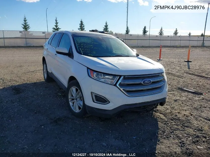 2018 Ford Edge Sel VIN: 2FMPK4J90JBC28976 Lot: 12124227