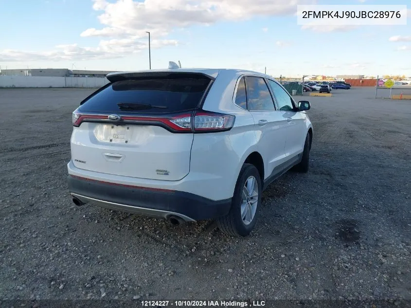 2018 Ford Edge Sel VIN: 2FMPK4J90JBC28976 Lot: 12124227