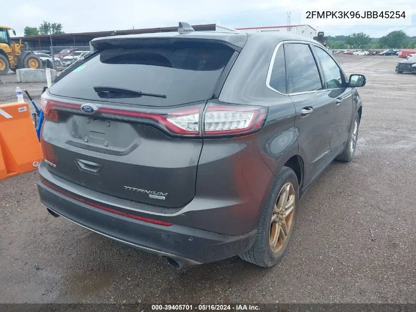 2018 Ford Edge Titanium VIN: 2FMPK3K96JBB45254 Lot: 39405701