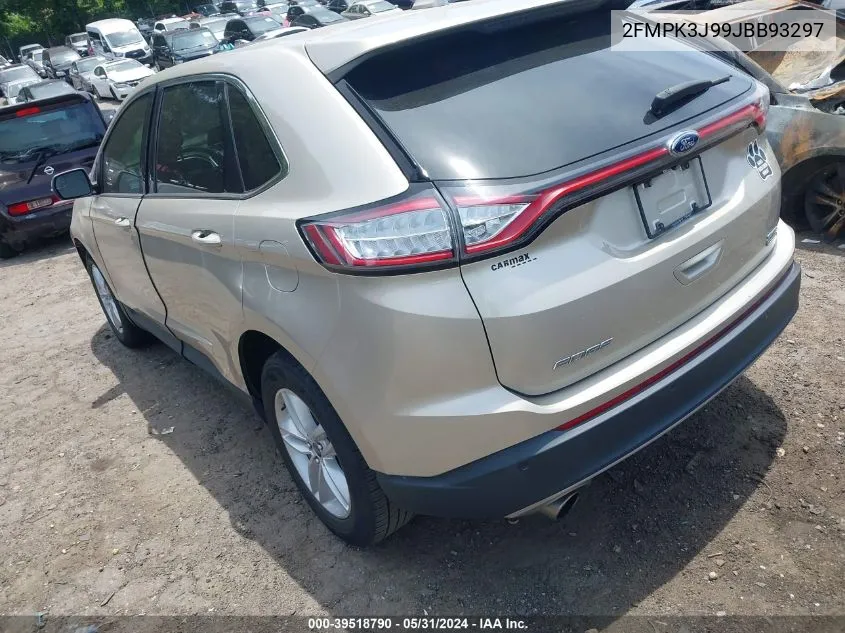 2018 Ford Edge Sel VIN: 2FMPK3J99JBB93297 Lot: 39518790