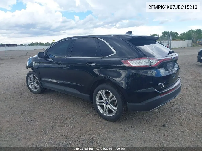 2FMPK4K87JBC15213 2018 Ford Edge Titanium