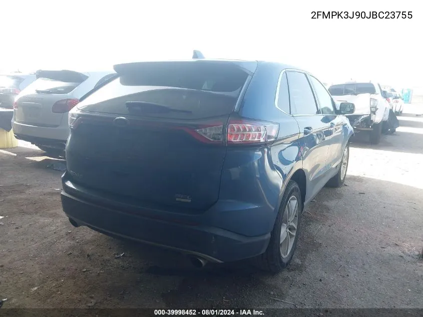 2FMPK3J90JBC23755 2018 Ford Edge Sel