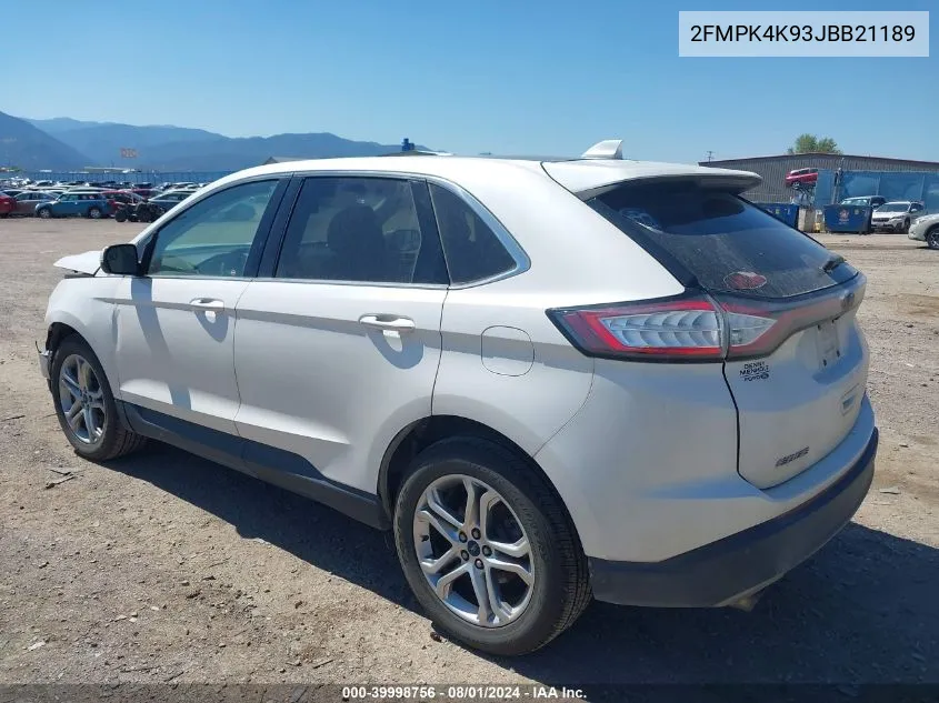 2FMPK4K93JBB21189 2018 Ford Edge Titanium