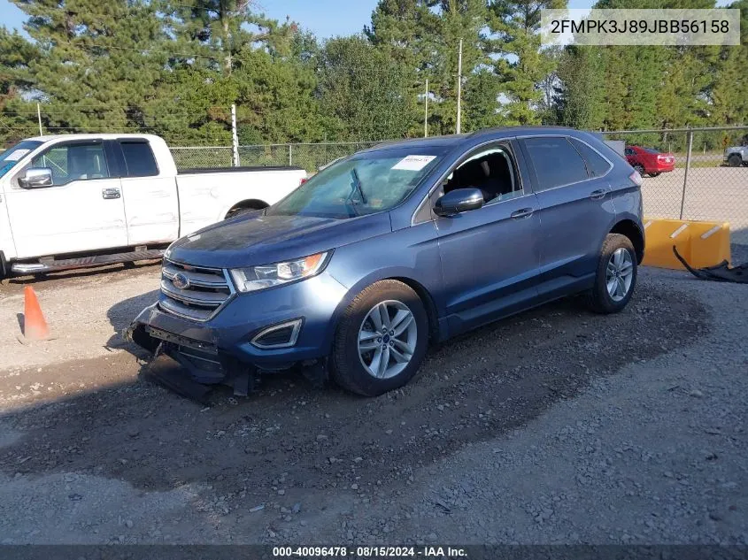 2FMPK3J89JBB56158 2018 Ford Edge Sel