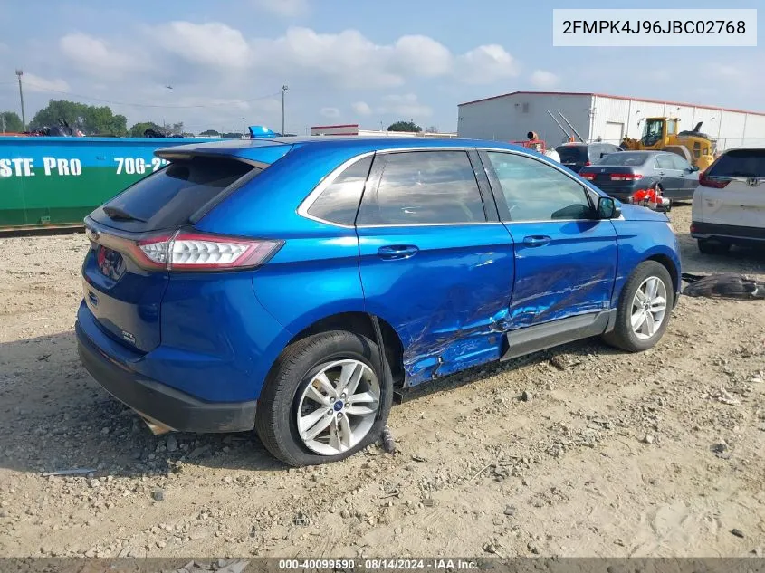 2FMPK4J96JBC02768 2018 Ford Edge Sel