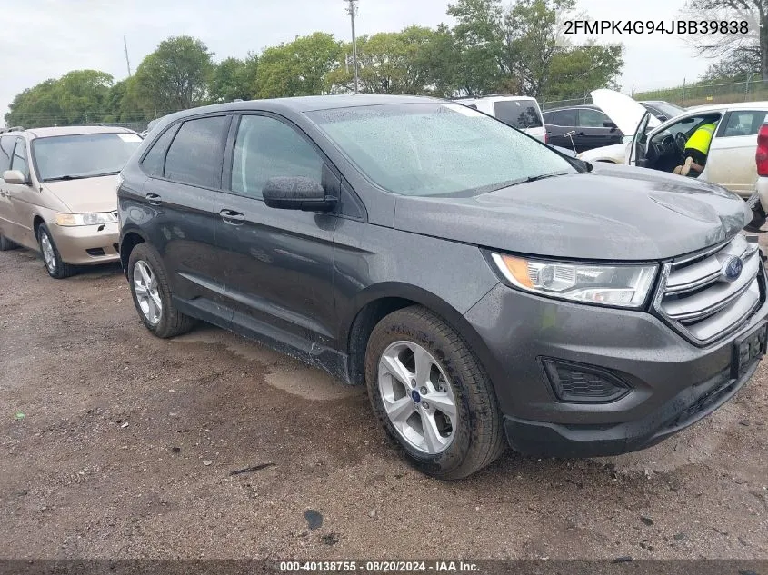 2FMPK4G94JBB39838 2018 Ford Edge Se