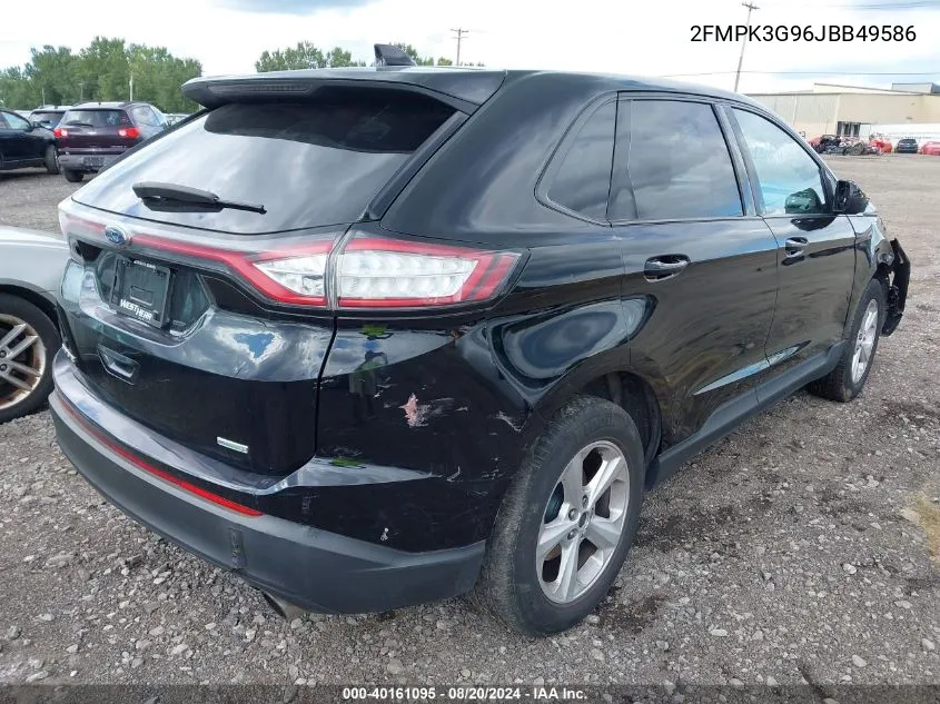 2FMPK3G96JBB49586 2018 Ford Edge Se