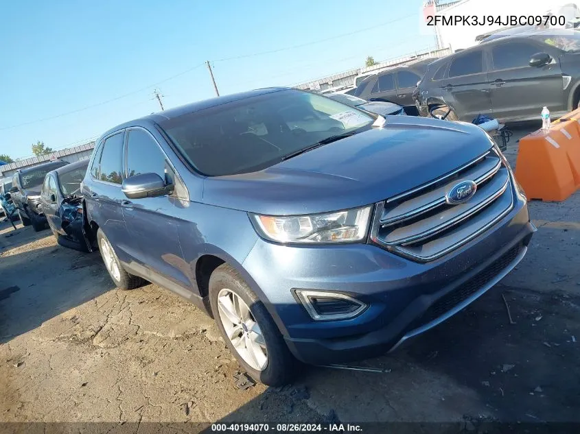 2FMPK3J94JBC09700 2018 Ford Edge Sel