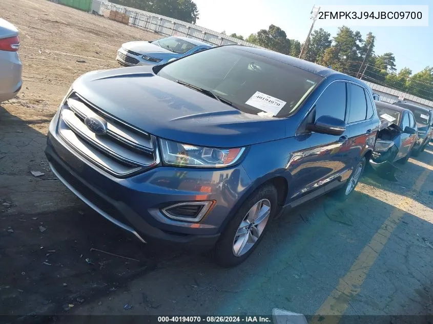 2FMPK3J94JBC09700 2018 Ford Edge Sel