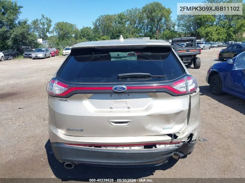 2FMPK3G9XJBB11102 2018 Ford Edge Se