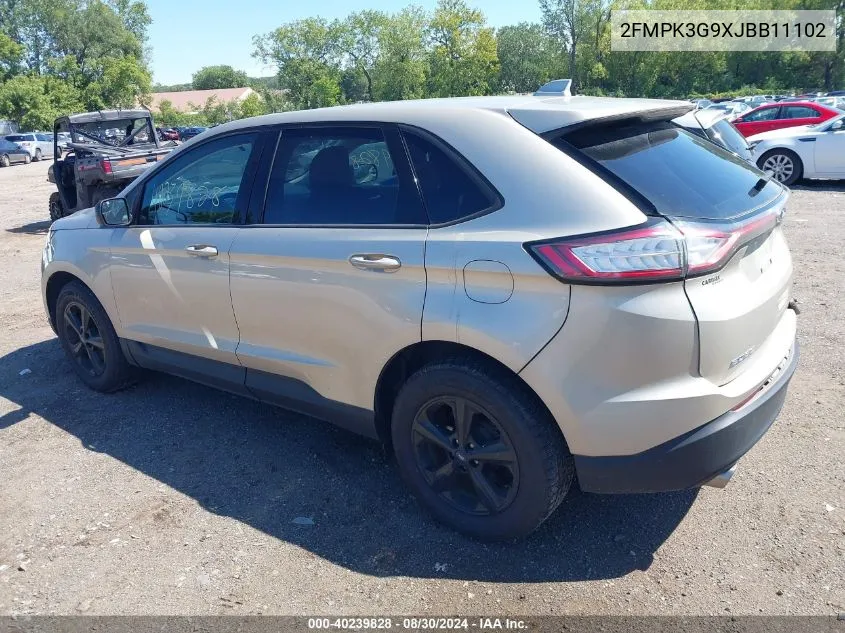 2FMPK3G9XJBB11102 2018 Ford Edge Se