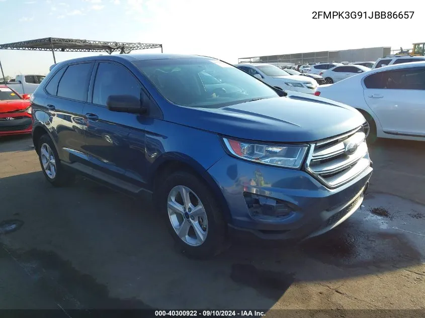 2FMPK3G91JBB86657 2018 Ford Edge Se