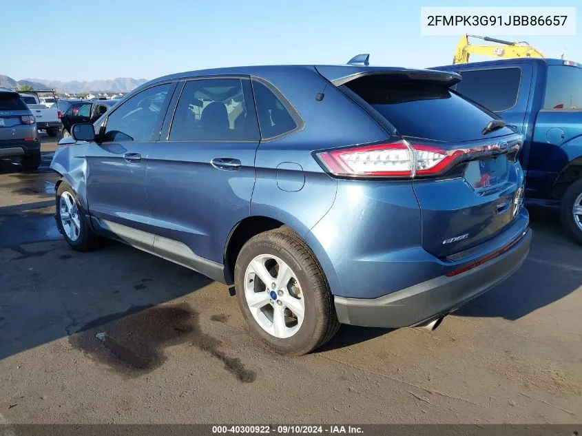 2FMPK3G91JBB86657 2018 Ford Edge Se