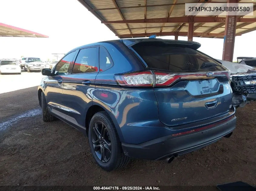 2018 Ford Edge Sel VIN: 2FMPK3J94JBB05580 Lot: 40447176