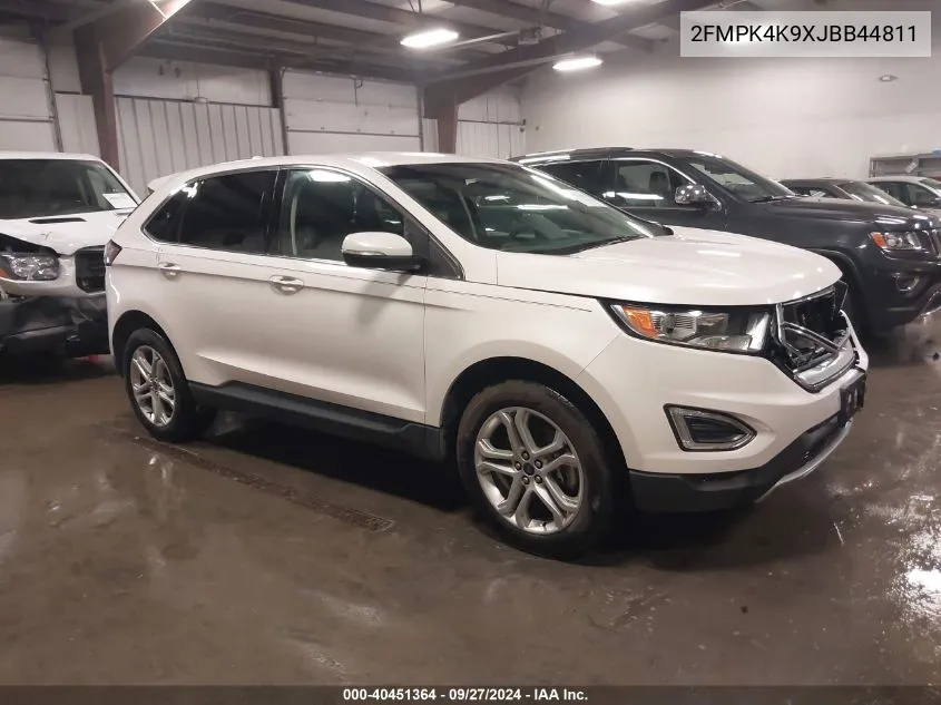 2018 Ford Edge Titanium VIN: 2FMPK4K9XJBB44811 Lot: 40451364