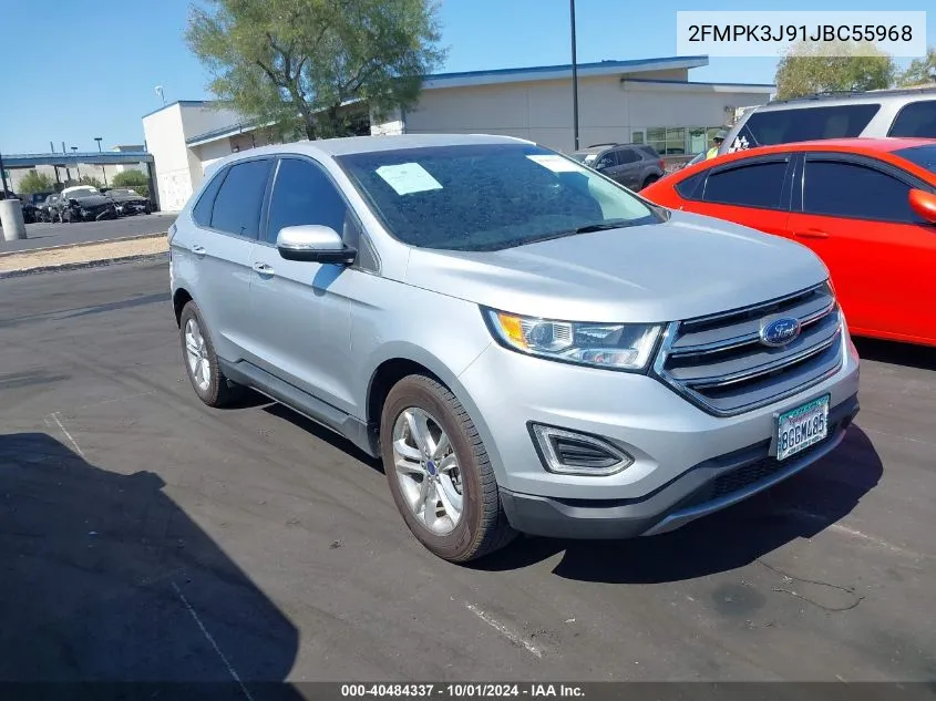 2018 Ford Edge Sel VIN: 2FMPK3J91JBC55968 Lot: 40484337