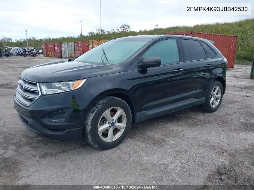 2018 Ford Edge Titanium VIN: 2FMPK4K93JBB42530 Lot: 40485515