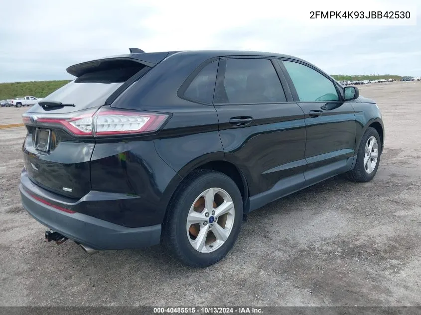 2018 Ford Edge Titanium VIN: 2FMPK4K93JBB42530 Lot: 40485515