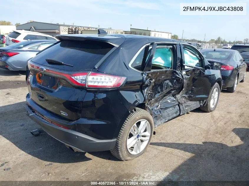 2FMPK4J9XJBC43808 2018 Ford Edge Sel