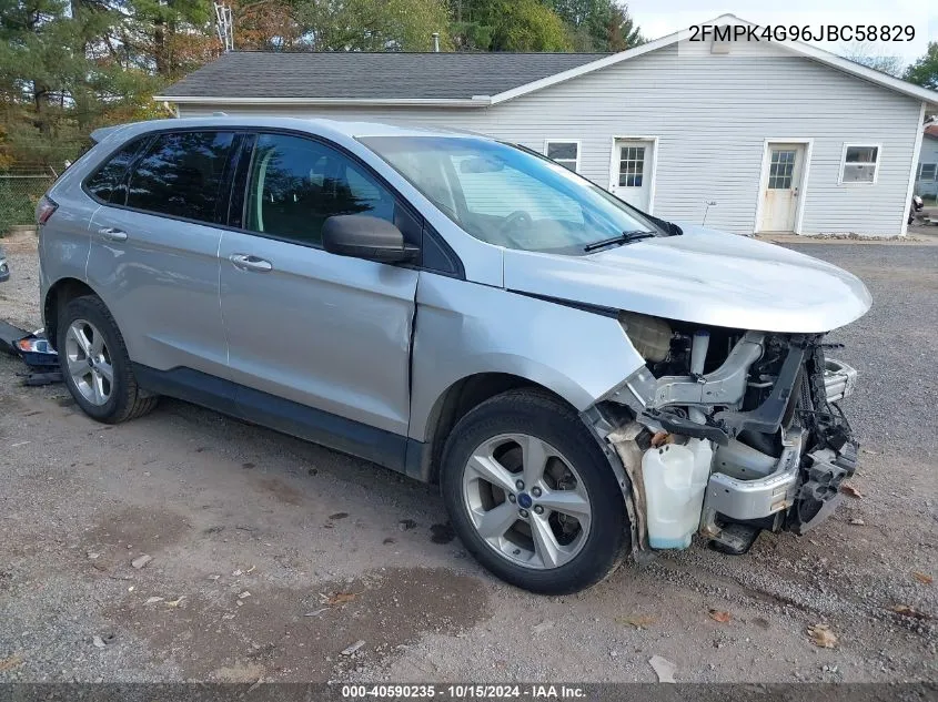 2018 Ford Edge Se VIN: 2FMPK4G96JBC58829 Lot: 40590235