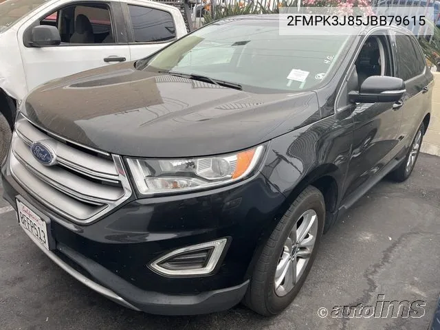 2018 Ford Edge Sel VIN: 2FMPK3J85JBB79615 Lot: 40621804