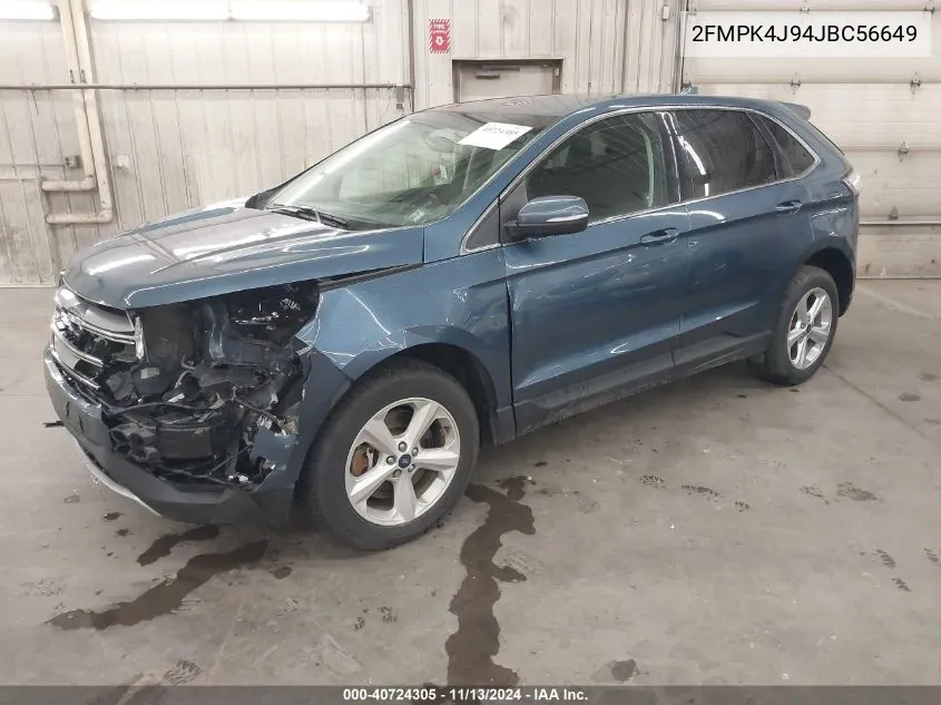 2FMPK4J94JBC56649 2018 Ford Edge Sel