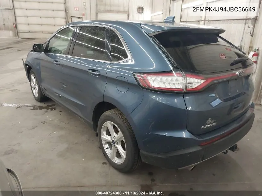 2FMPK4J94JBC56649 2018 Ford Edge Sel