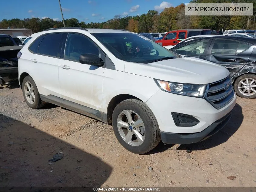 2018 Ford Edge Se VIN: 2FMPK3G97JBC46084 Lot: 40726891