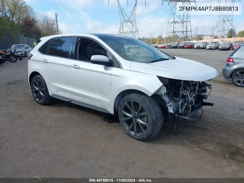 2018 Ford Edge Sport VIN: 2FMPK4AP7JBB80813 Lot: 40786015