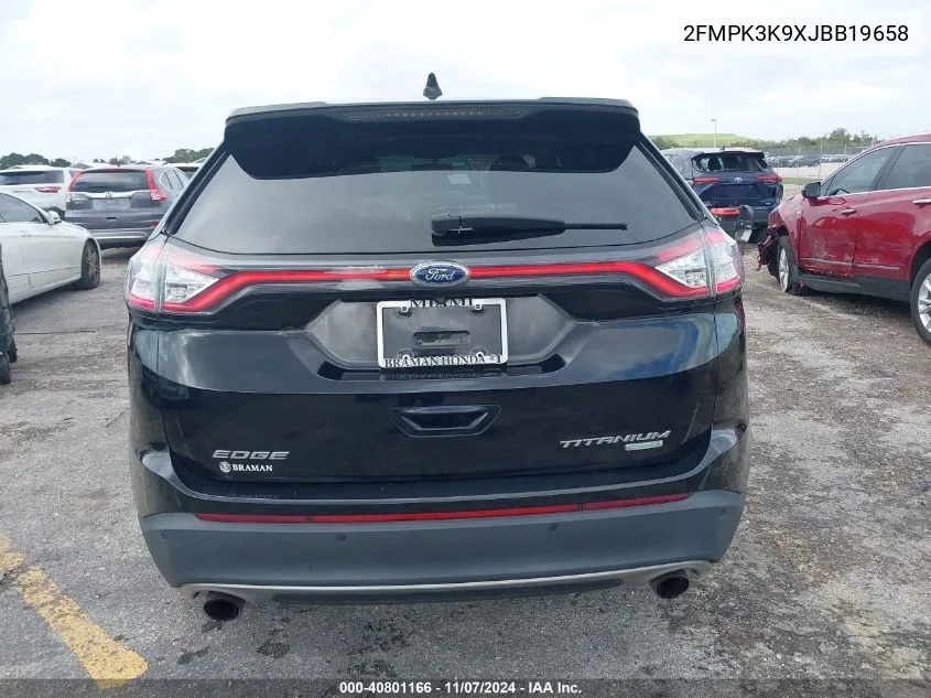 2FMPK3K9XJBB19658 2018 Ford Edge Titanium