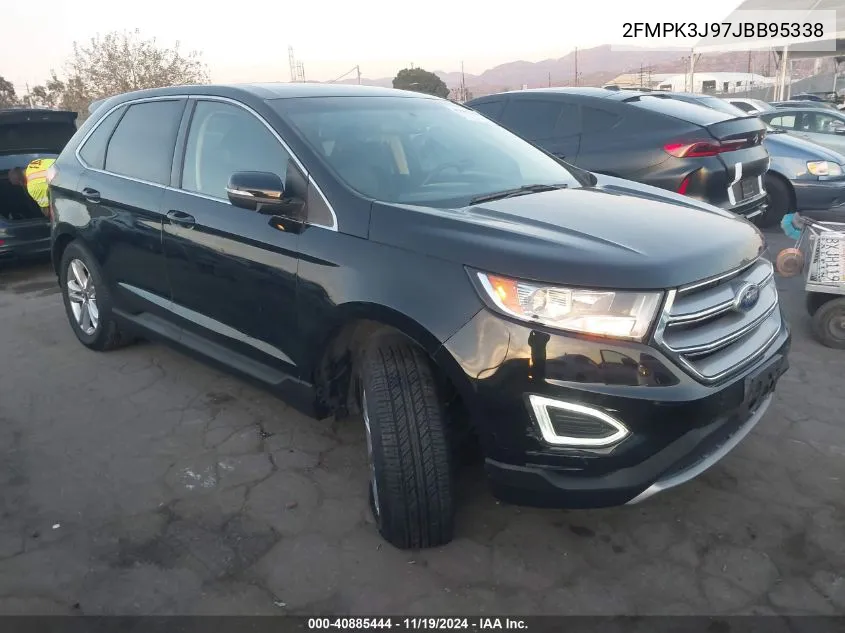 2018 Ford Edge Sel VIN: 2FMPK3J97JBB95338 Lot: 40885444