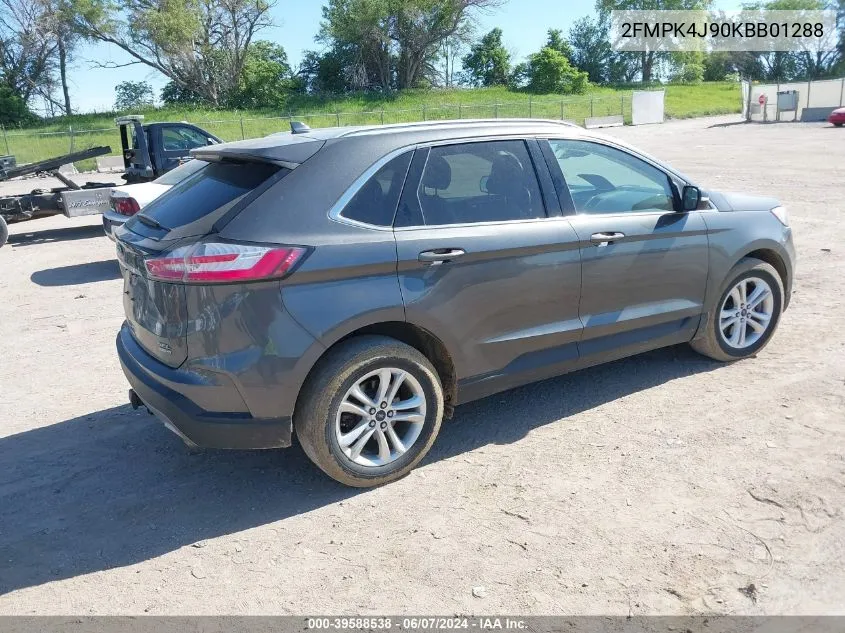 2FMPK4J90KBB01288 2019 Ford Edge Sel